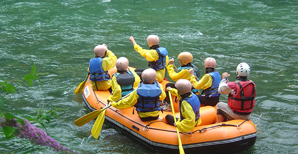 canyon eau vive raft